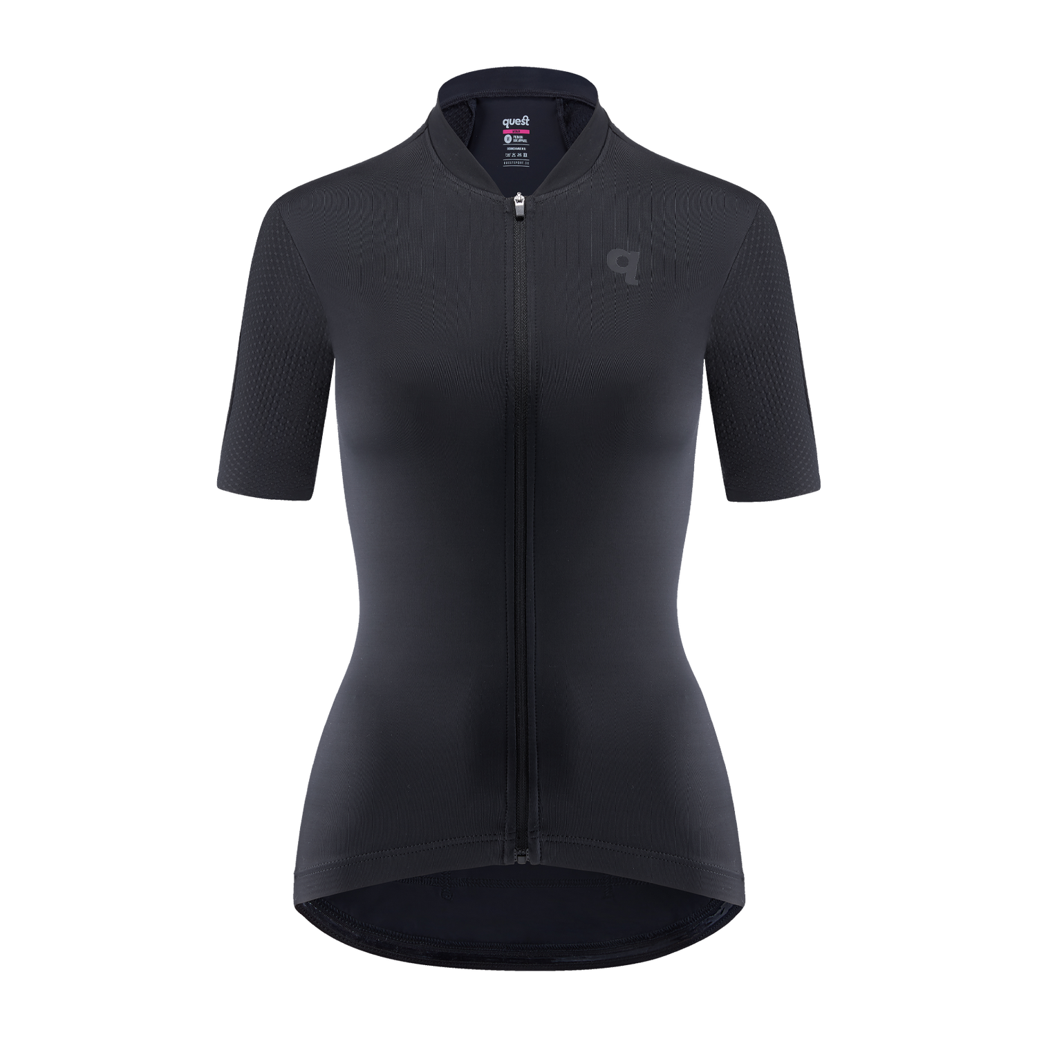 Koszulka rowerowa Quest Racing Aero - Czarna - Damska