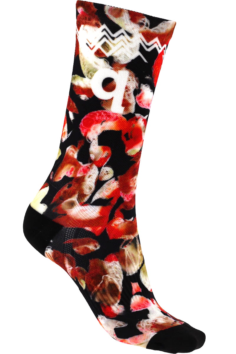 Abstract 03 long cycling socks