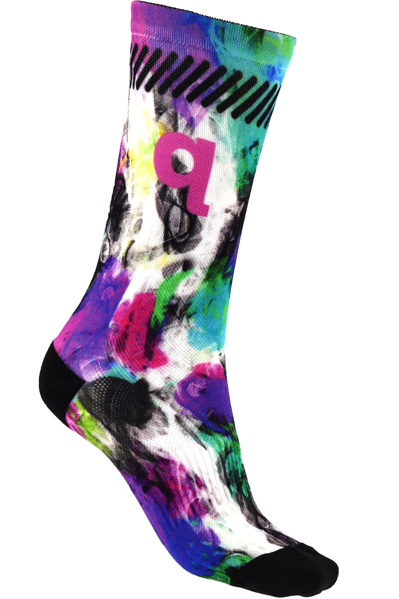 Abstract 15 Long Cycling Socks