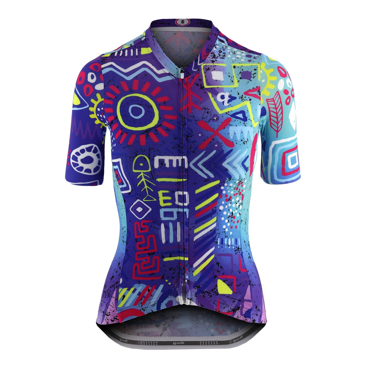 Koszulka Rowerowa Damska Quest Aztec