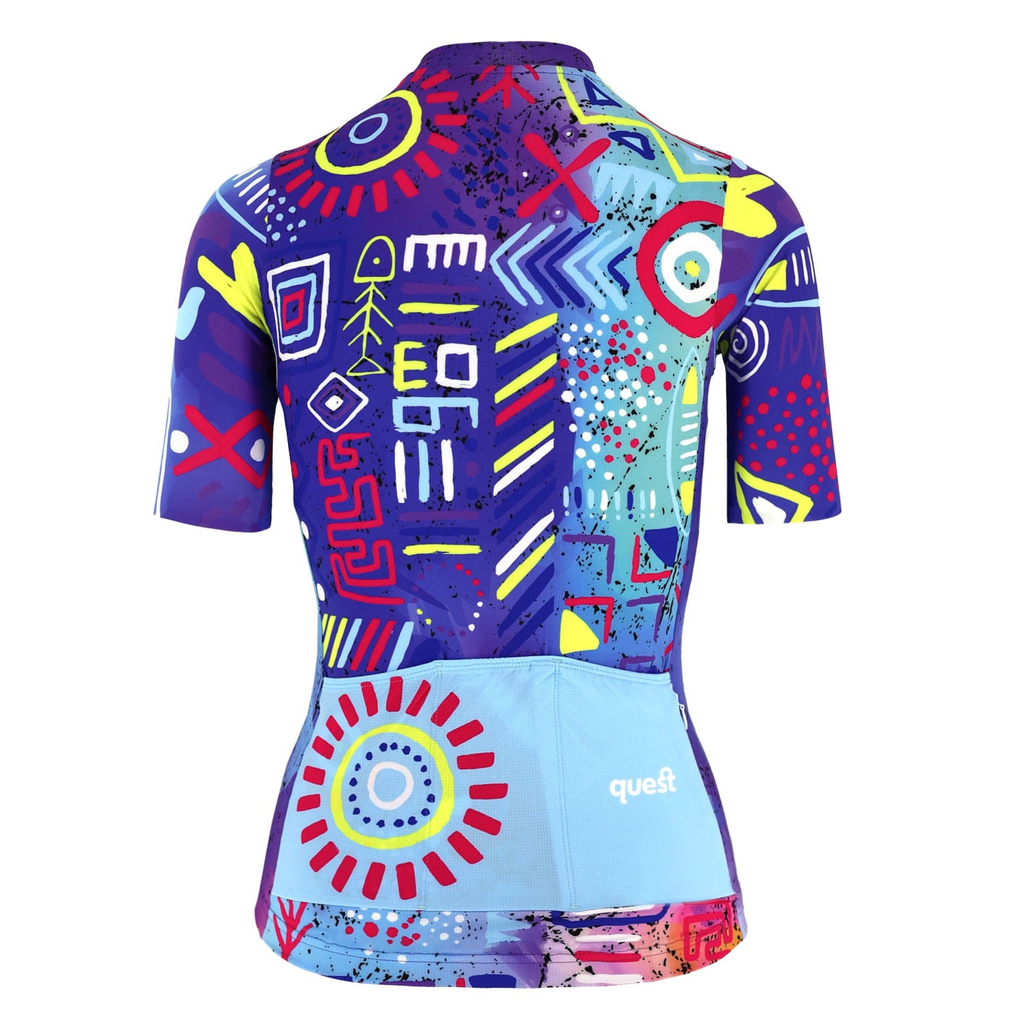 Koszulka Rowerowa Damska Quest Aztec