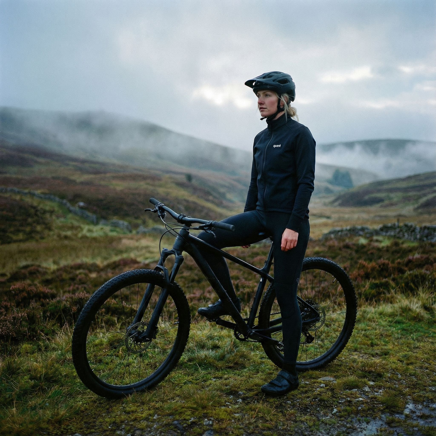 Spodnie Rowerowe Quest Manzolo Thermo - Damskie