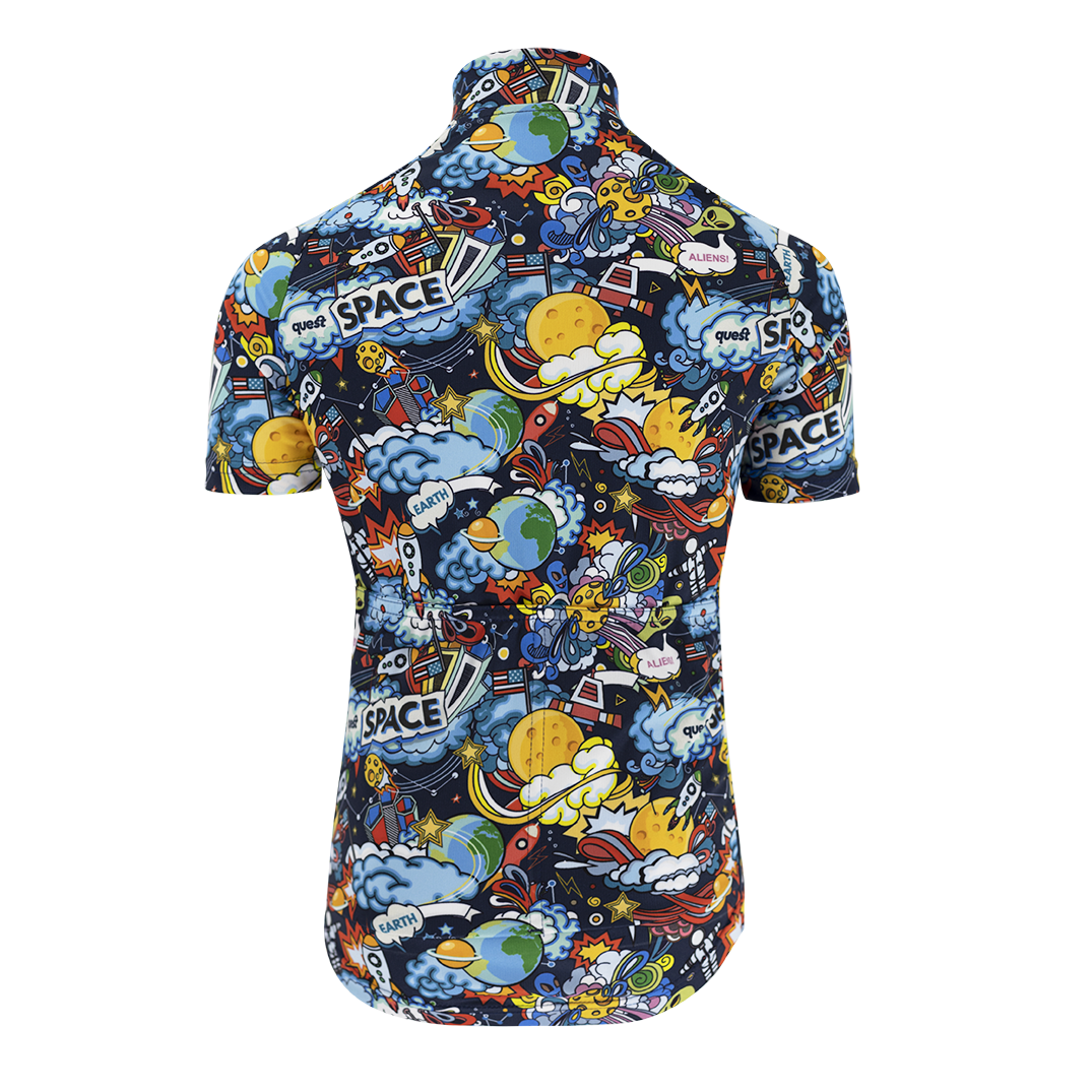 Koszulka Rowerowa Quest Dziecięca Cosmos