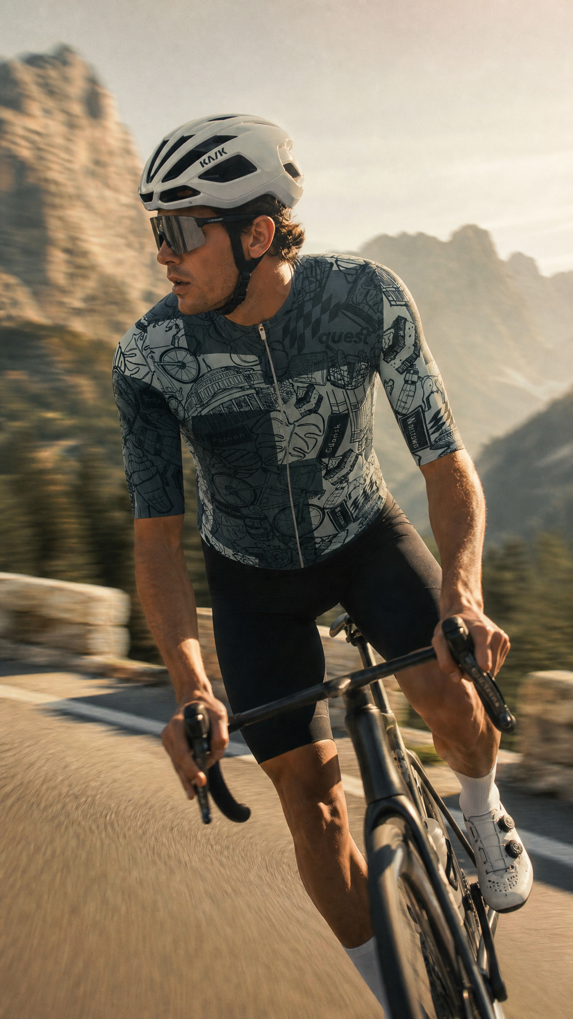 Quest Details Cycling Jersey – Orange