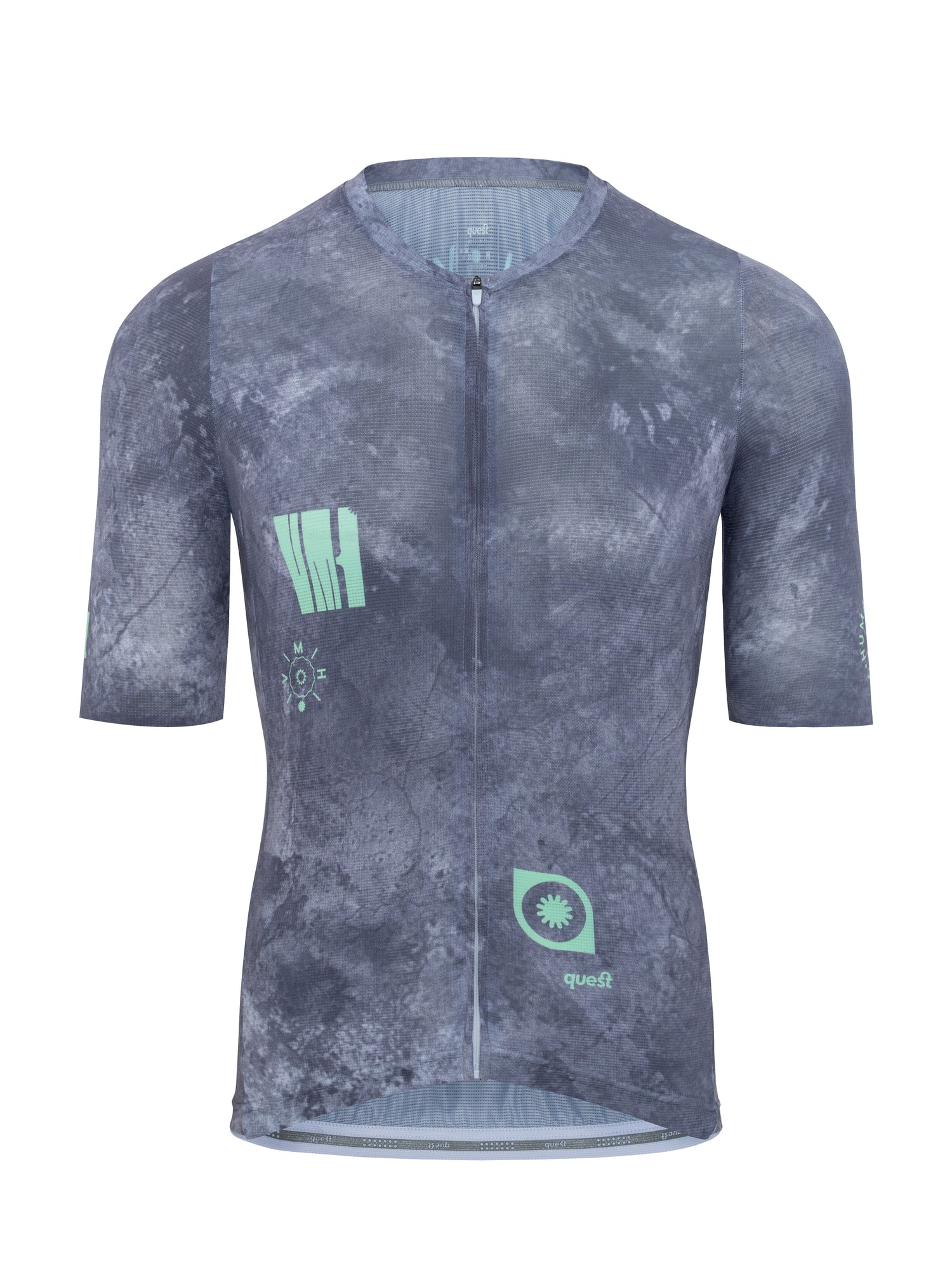 Koszulka Kolarska Męska Quest Gray Mist