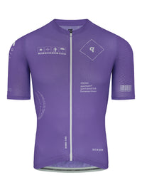 Koszulka kolarska QUEST Details – Fioletowa
