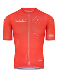 Koszulka kolarska QUEST Details – Pomarańczowa