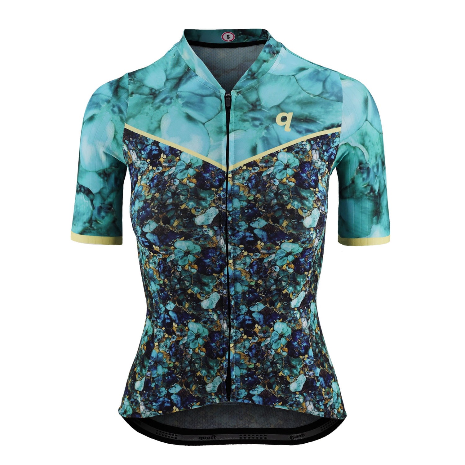 Koszulka Damska Rowerowa Szmaragd