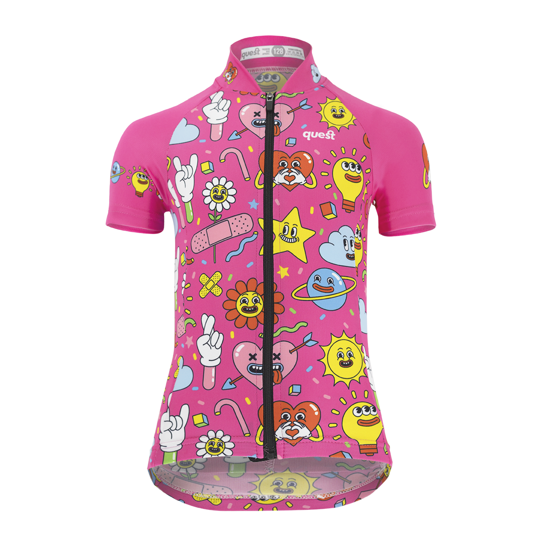 Koszulka Rowerowa Dziecięca Quest Tricky