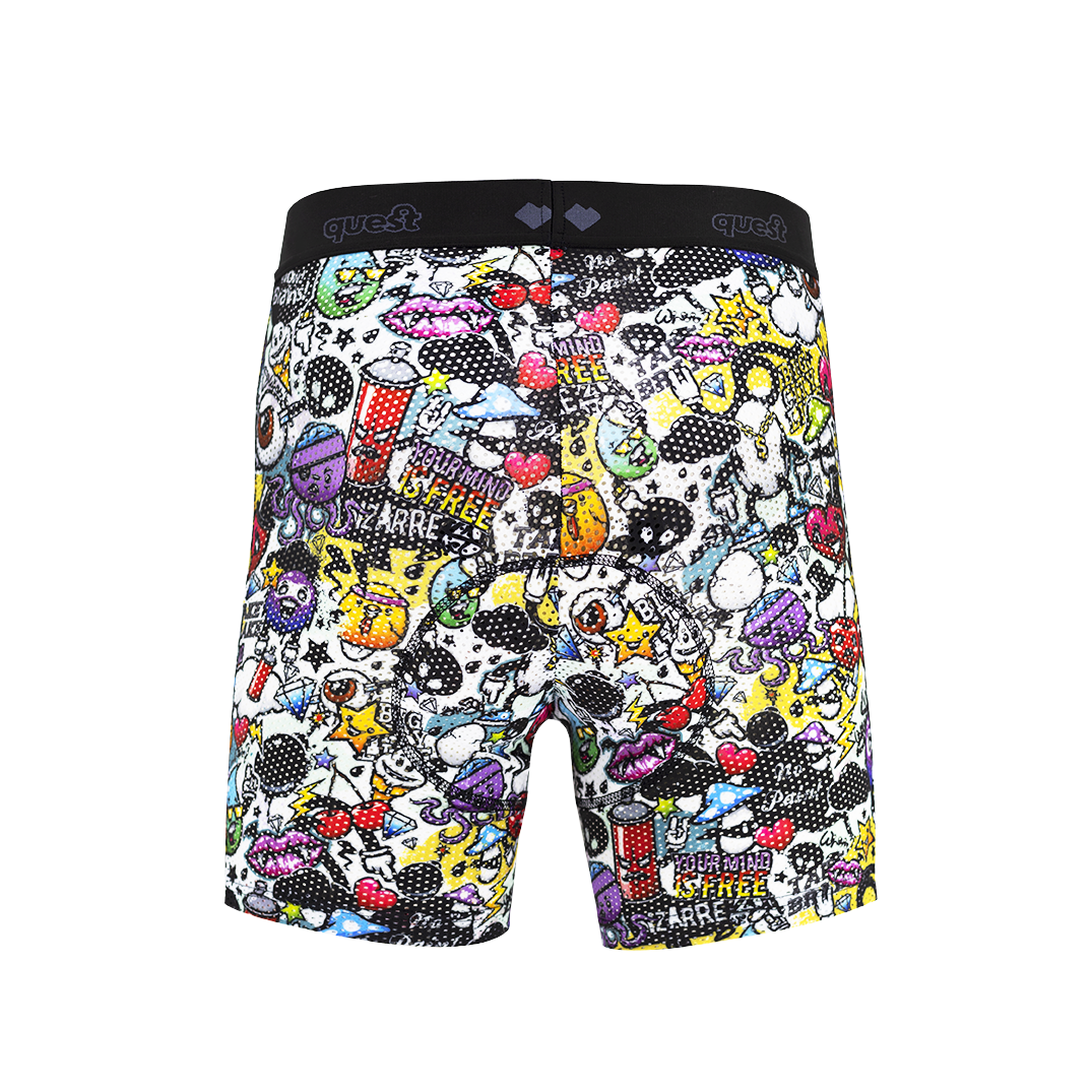 Spodenki rowerowe wewnętrzne Quest Wow Brains