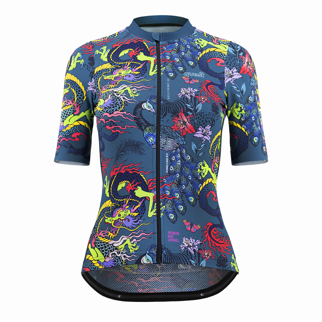 Koszulka Rowerowa Quest Dragon - Damska