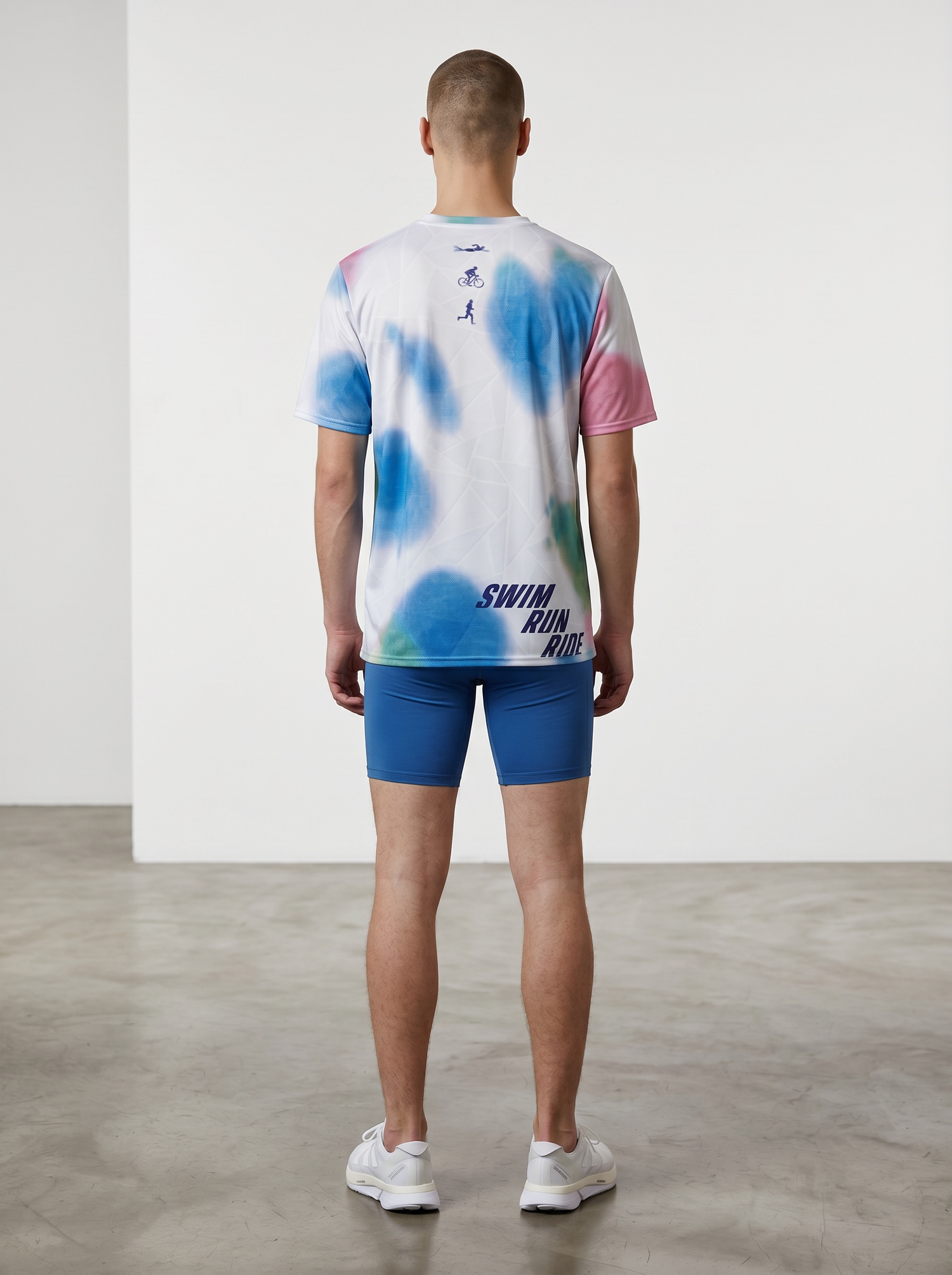 Herrenlaufshirt Quest AQUARELLE TRI