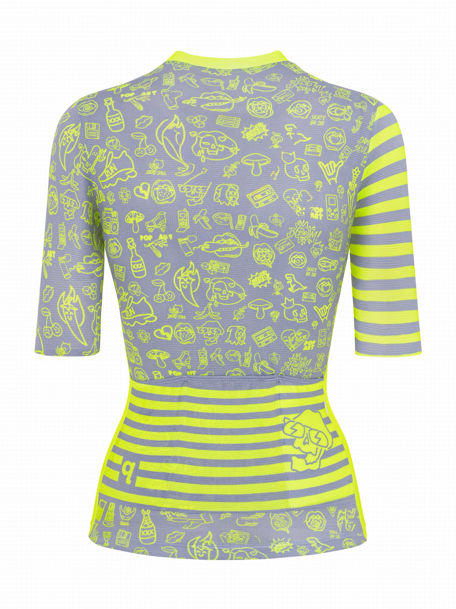 Koszulka Kolarska Damska CHILLI FLUO