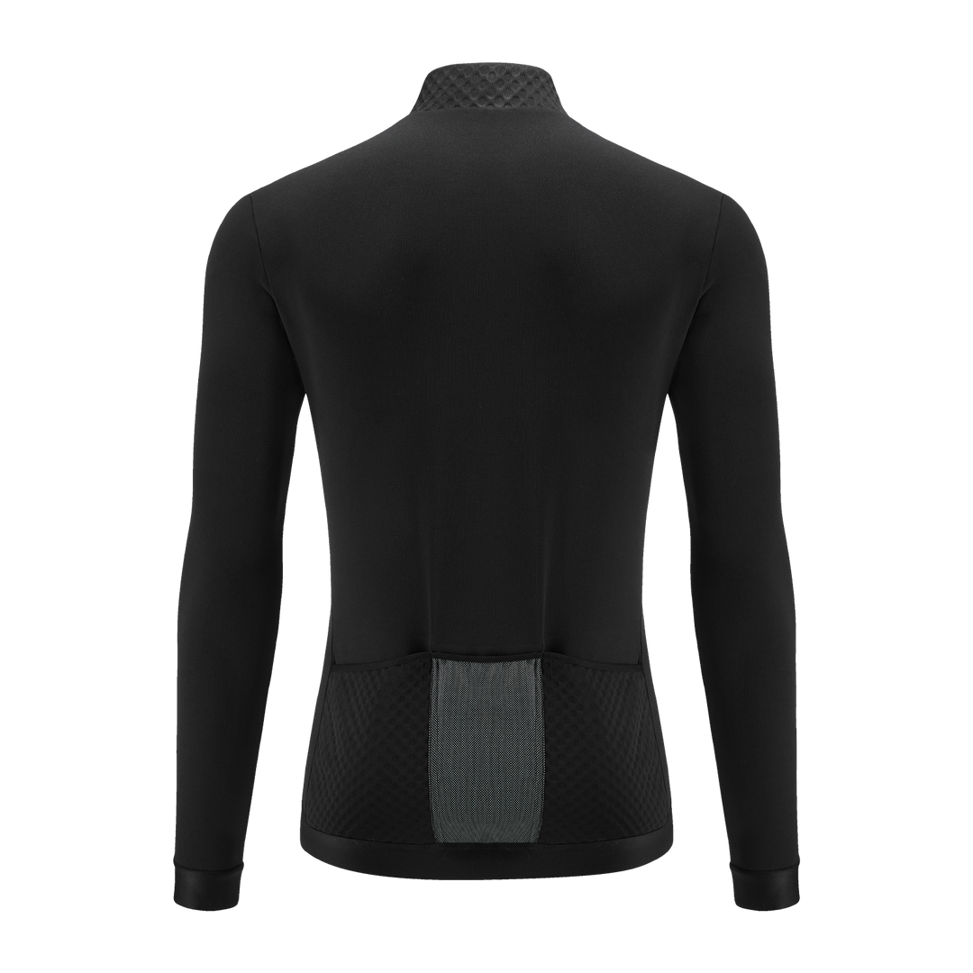 Quest Pneumatic '21 Long Sleeve Cycling Jersey - Black - Men's