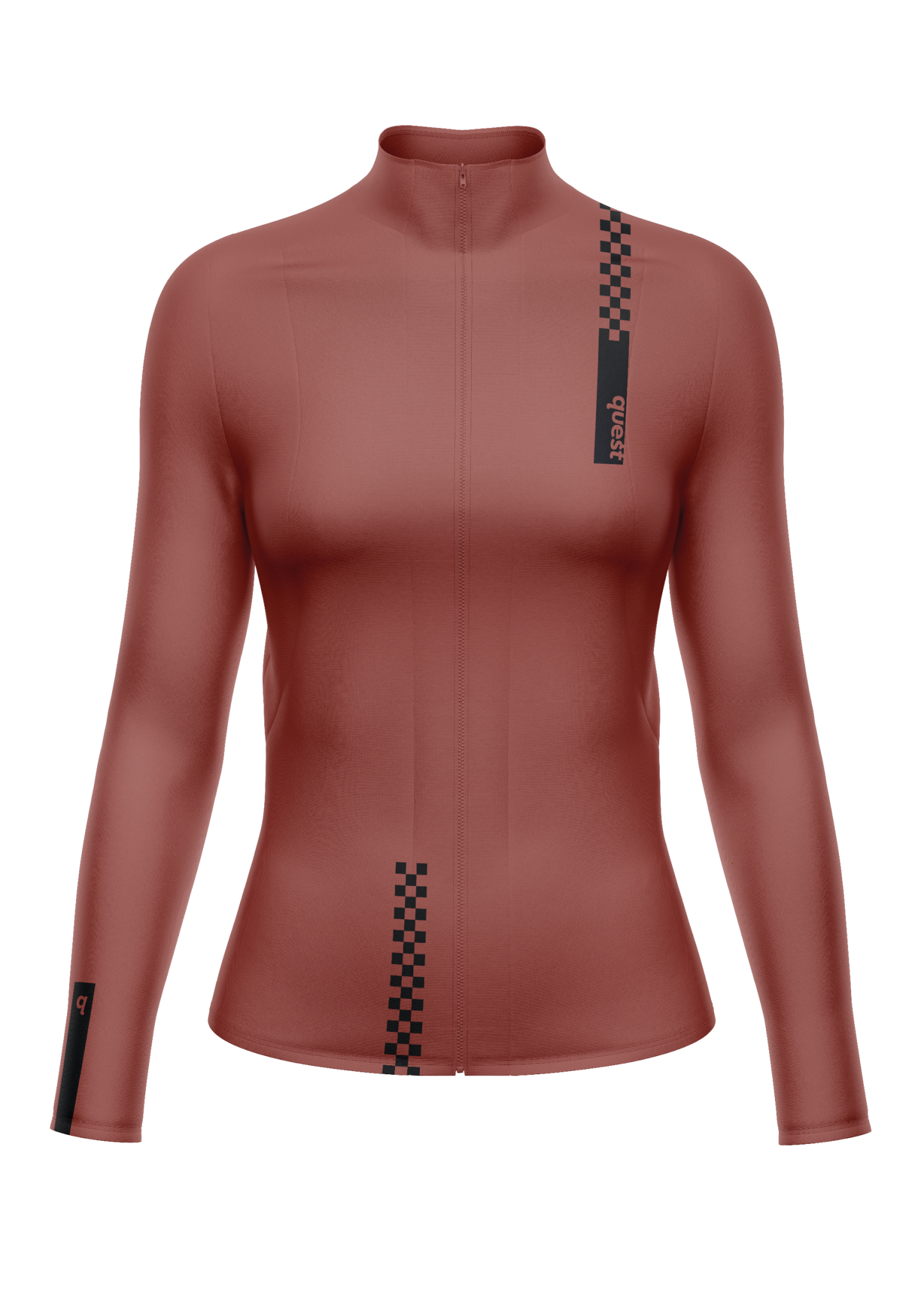 Bluza Kolarska Damska Quest Jasmine – Terracotta
