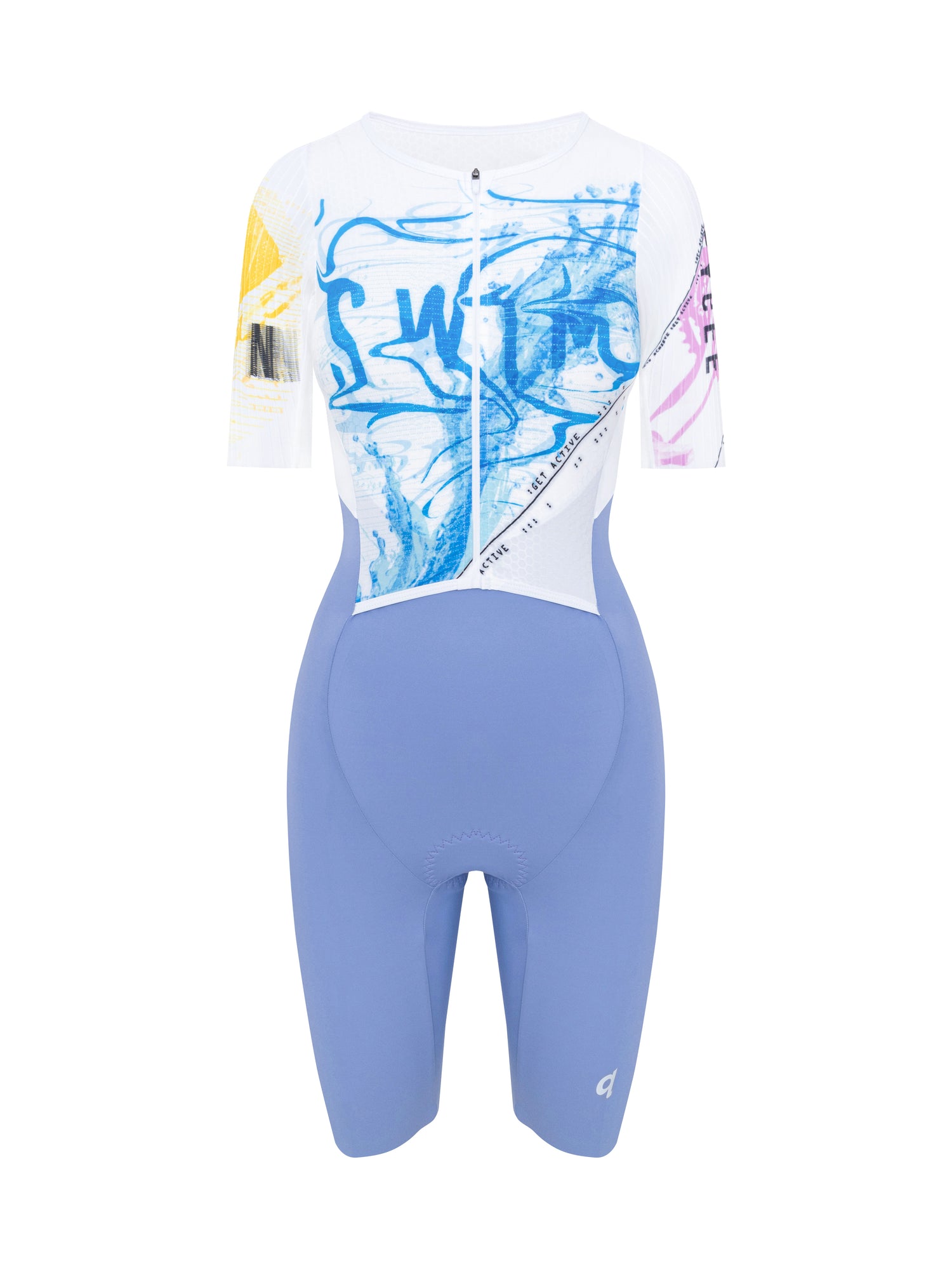 KOMBINEZON TRIATHLONOWY DAMSKI TRICOLOUR PREMIUM