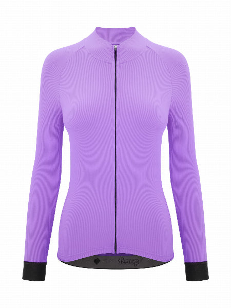 Women's Long Sleeve Cycling Jersey Quest Patisserie – Lavender