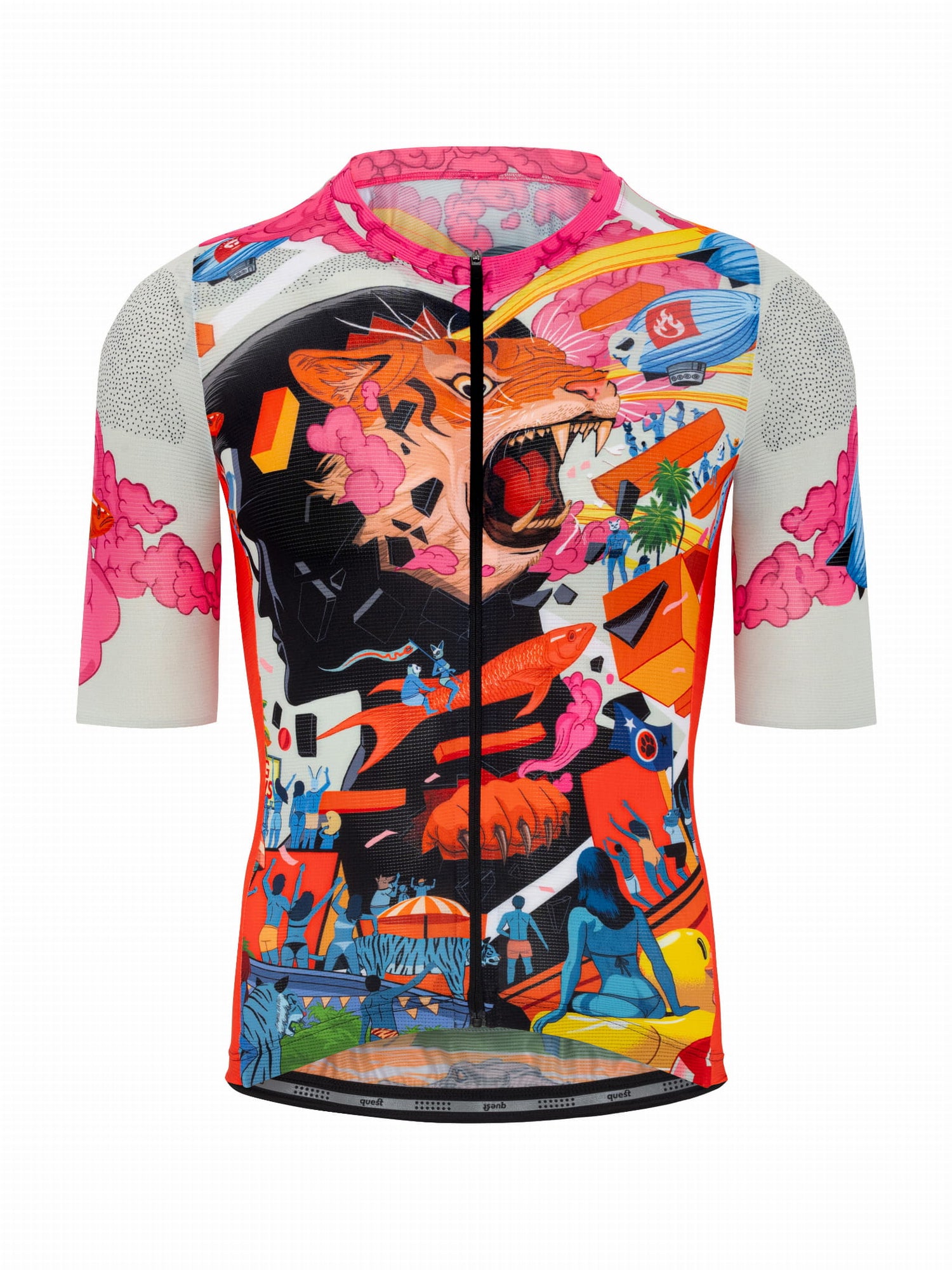 Koszulka Kolarska Męska TOP TIGER by Adam Wójcicki