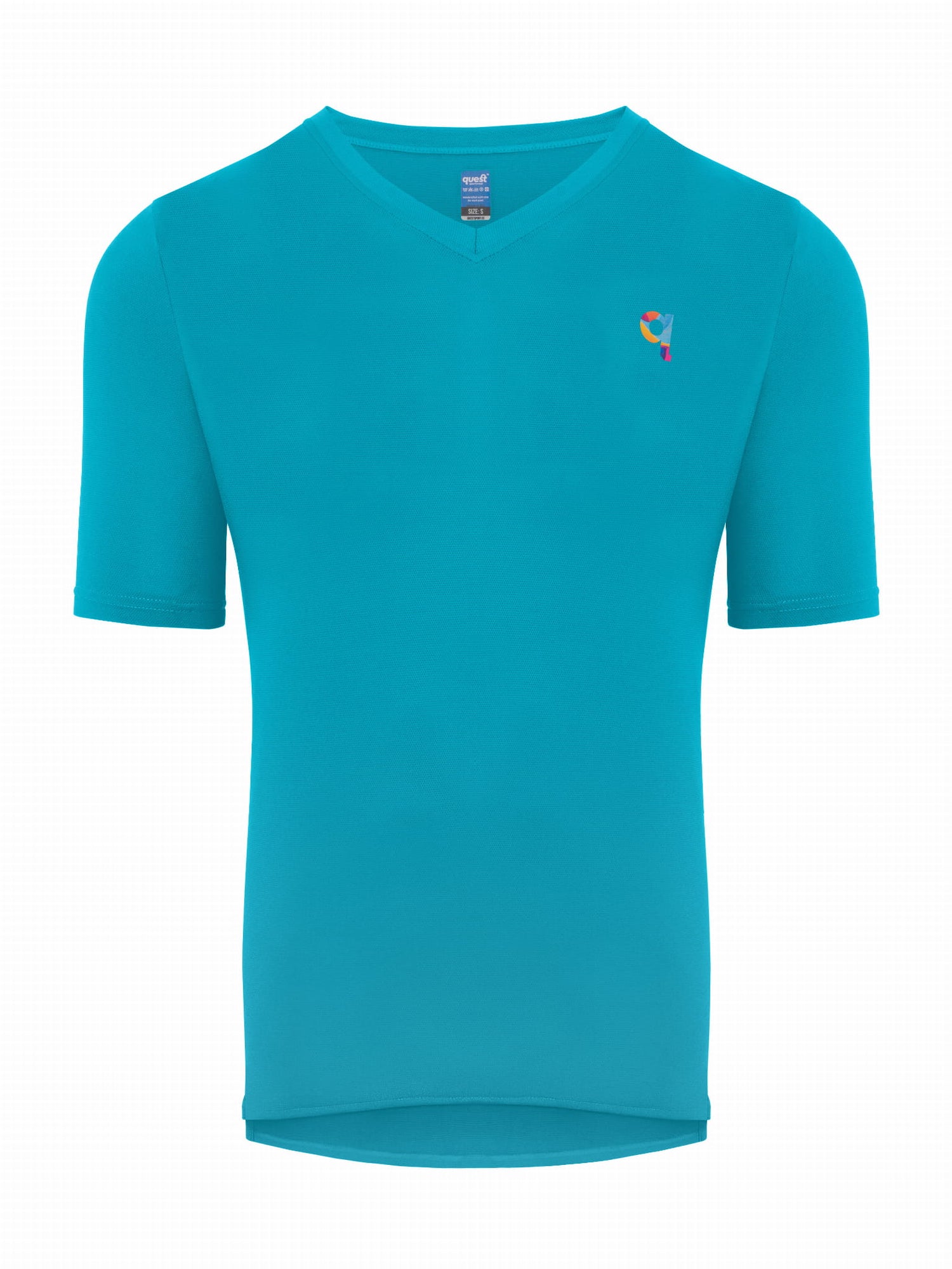 Koszulka Gravelowa Quest Trailventure Cyjan