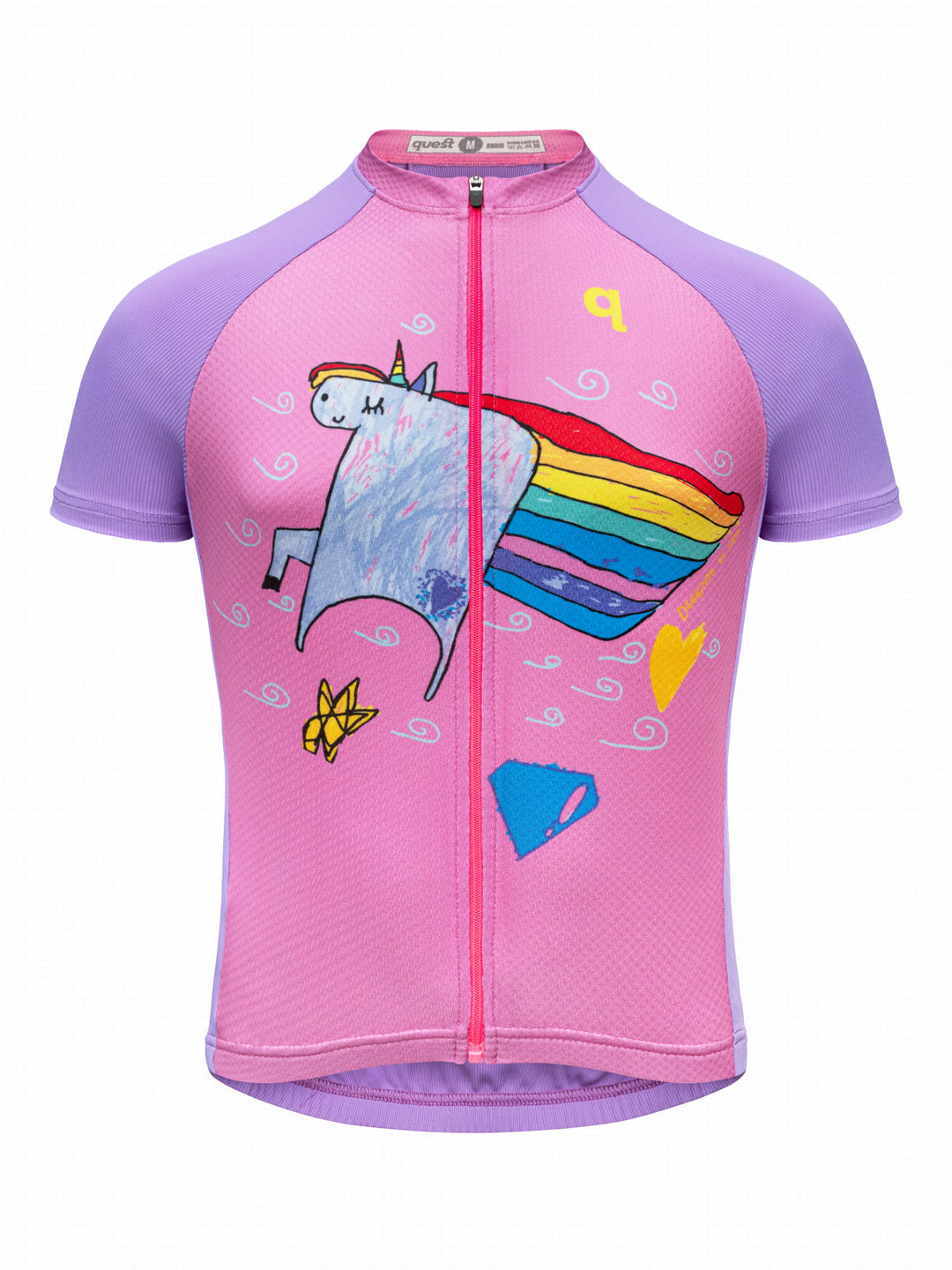 QUEST UNICORN Children's Cycling Jersey - Designed by Michalina Włoszczowska